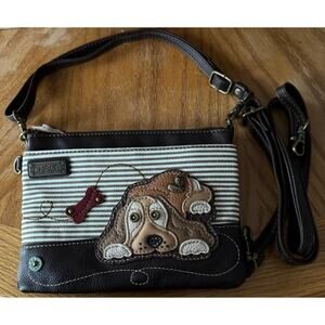 Chala Mini Crossbody Dog Variations Convertible Straps Handbag Purse Hound NWOT